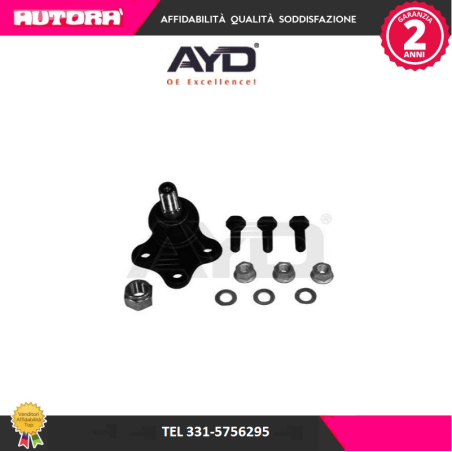 Snodo sospensione inferiore Nissan Primstar-Opel Vivaro-Renault Traffic (MARCA-AYD)..