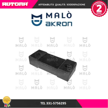 Tampone paracolpo, Silenziatore adatto a Alfa Romeo 1750 (MARCA-MALO')..