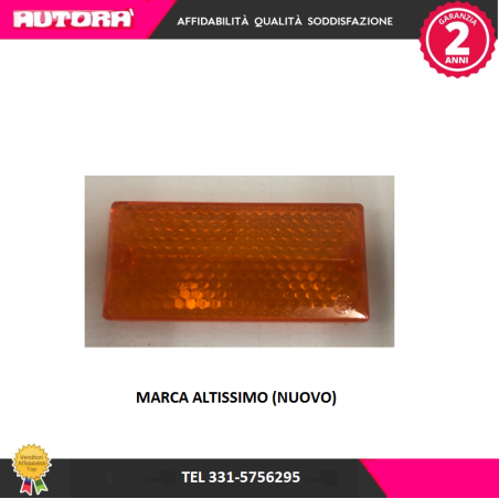 Trasparente fanalino anteriore Fiat 124 Special