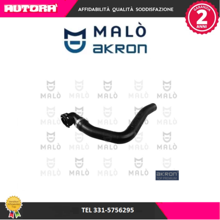 Flessibile radiatore superiore adatto a Alfa Romeo 147 1,6 (MARCA-MALO')..