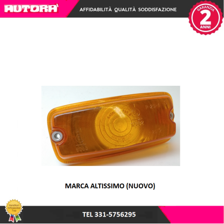 Fanalino anteriore sinistro Fiat 850 (MARCA ALTISSIMO)