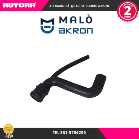 Tubo flessibile, Scarico aria copritestata adatto a Fiat Panda-Lancia Ypsilon (MARCA MALO)..