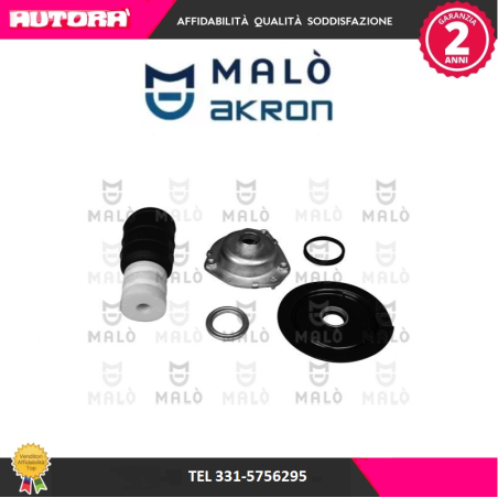 Kit riparazione, Cuscinetto ammortizzatore a molla destro (MARCA MALO')..