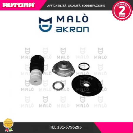 Kit riparazione, Cuscinetto ammortizzatore a molla sinistro (MARCA MALO')..