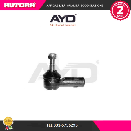 Testa barra d'accoppiamento adatto a Fiat Ducato (MARCA AYD)..