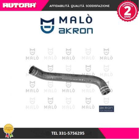 Flessibile radiatore inferiore adatto a Alfa Romeo 145/6 (MARCA-MALO')..