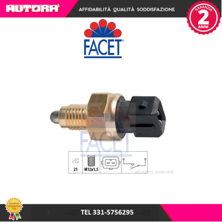 Interruttore, Luce di retromarcia Bmw 3-5-Mini (MARCA FACET)..