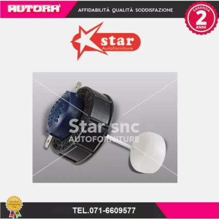 Tappo vaschetta olio freno c/galleggiante l.astina 35mm (MARCA STAR)..