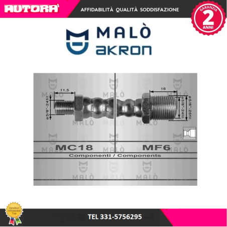 Flessibile frizione adatto a Mini (MARCA MALO')..