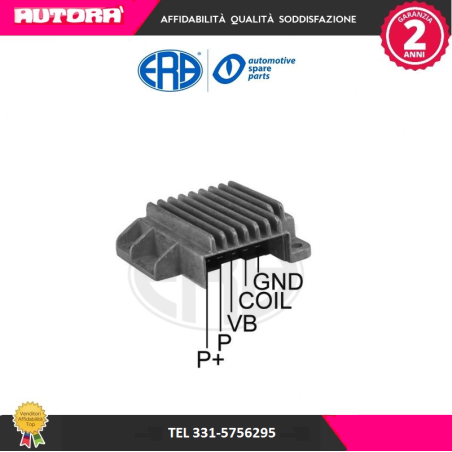 Centralina controllo, Impianto d'accensione (MARCA ERA)..