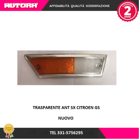 Trasparente fanalino anteriore sinistro Citroen GS