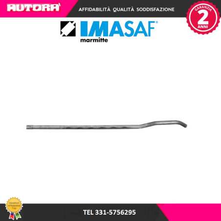 Tubo gas scarico centrale adatto a Renault 14 (MARCA IMASAF)..S32