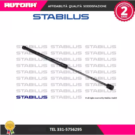 023713 Molla a gas adatto a Audi A3 Sportback (MARCA-STABILUS)..