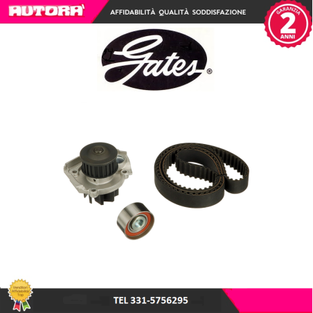 Pompa acqua + Kit cinghie dentate (MARCA GATES)..