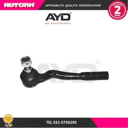 Testa sterzo sinistro adatto a Mercedes-Benz E 211 (MARCA AYD)..