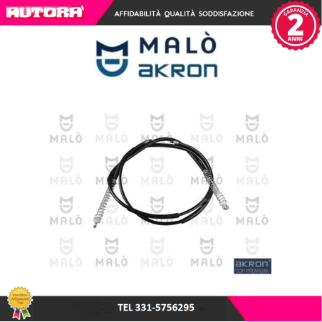 Cavo freno stazionamento adatto a Fiat Cinquecento-Seicento (MARCA MALO')..