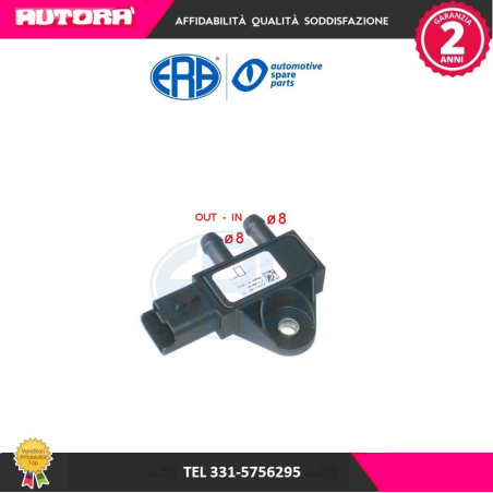 Sensore, Pressione gas scarico (MARCA ERA)..