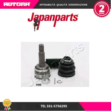 Kit giunti, Semiasse lato ruota adatto a Hyundai Atos (MARCA-JAPANPARTS)..