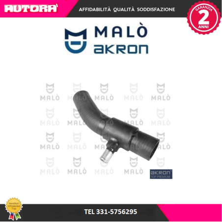 Flessibile radiatore/pompa acqua adatto a Fiat Tempra (MARCA-MALO')..