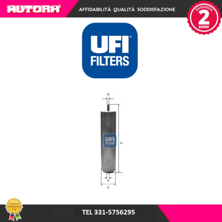 Filtro carburante Bmw-Mini (MARCA UFI FILTER)..