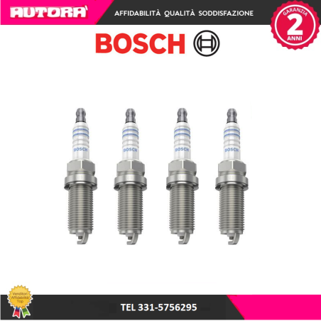 0242229630 4 Candele accensione ­FR 8 ME (MARCA BOSCH)..
