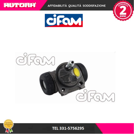 Cilindretto freno posteriore sinistro adatto a Smart (MARCA CIFAM)..