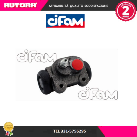Cilindretto freno posteriore destro adatto a Citroen C2-C3 (MARCA-CIFAM)..