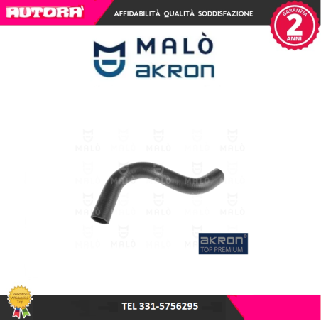 Flessibile radiatore superiore adatto a Ford Fiesta I (MARCA-MALO')..