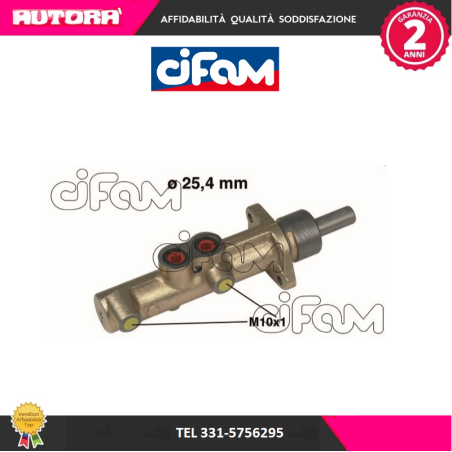 Cilindro maestro del freno adatto a Iveco Daily III-IV (MARCA-CIFAM)..
