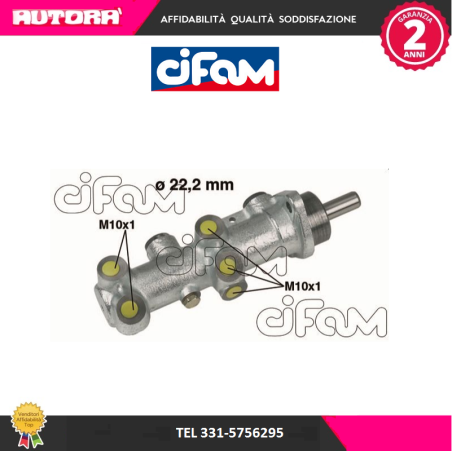 Cilindro maestro del freno (MARCA-CIFAM)..