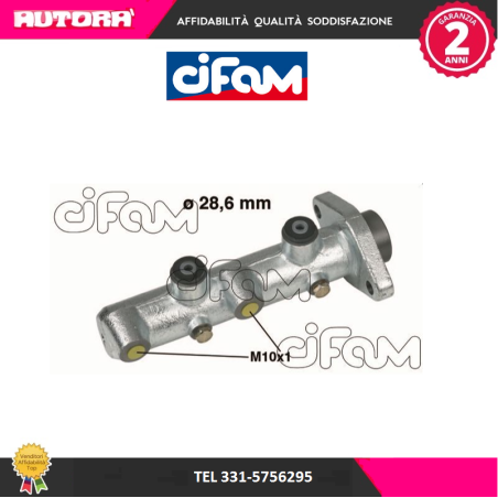Cilindro maestro del freno adatto a Iveco Daily II 59.12 (MARCA-CIFAM)..