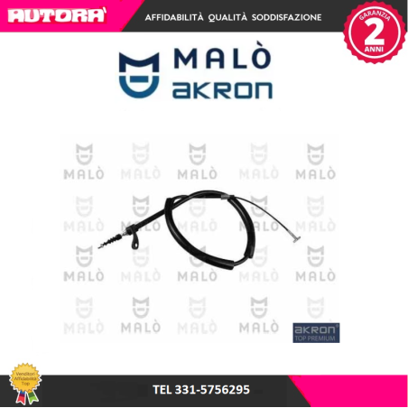 Cavo comando Freno stazionamento posteriore destro (MARCA-MALO')..