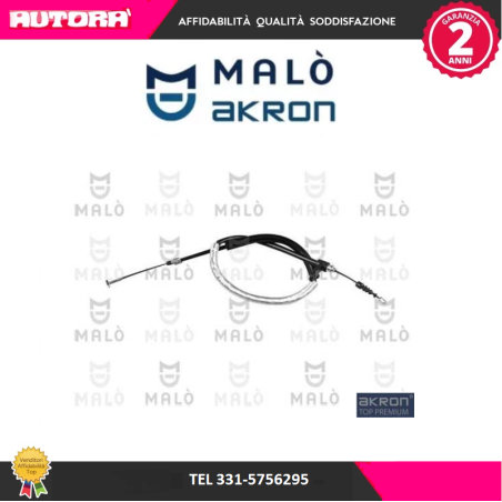 Cavo comando, Freno stazionamento posteriore sinistro (MARCA MALO')..