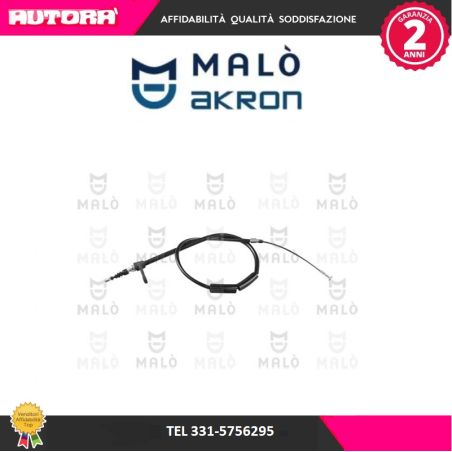 Cavo comando,Freno stazionamento destro adatto a Alfa Romeo 156 (MARCA-MALO')..