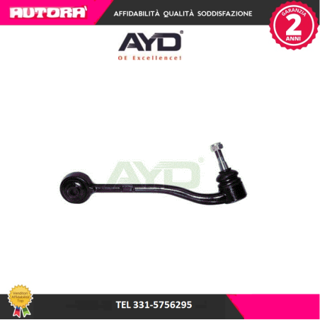 Braccio sospensione destro adatto a Bmw X5 (MARCA AYD)..