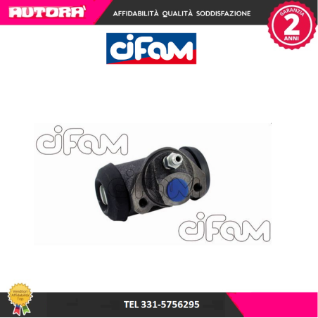 Cilindretto freno anteriore adatto a Fiat 126 600 (MARCA CIFAM)..