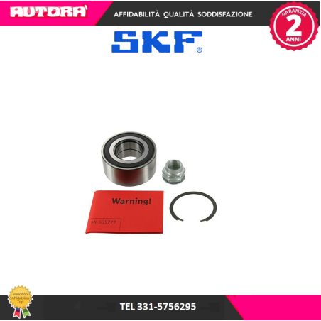 Kit cuscinetto ruota anteriore (MARCA SKF)..