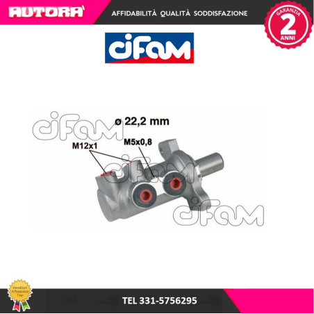 Cilindro maestro del freno (MARCA-CIFAM)..