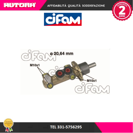 Cilindro maestro del freno (MARCA-CIFAM)..