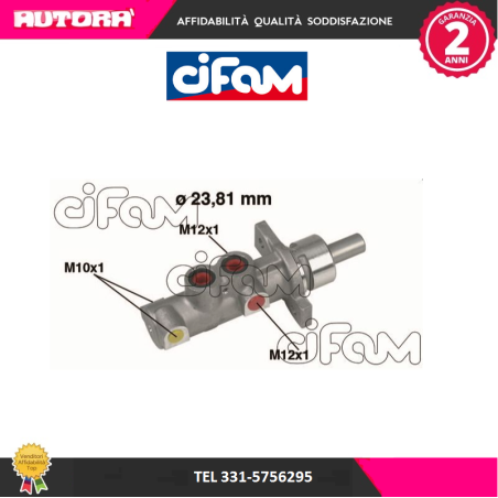 Cilindro maestro del freno (MARCA-CIFAM)..