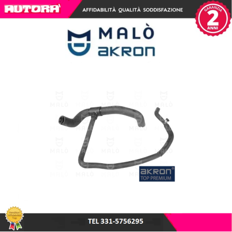 Flessibile radiatore inferiore adatto a Fiat Punto-Lancia Y (MARCA-MALO')..