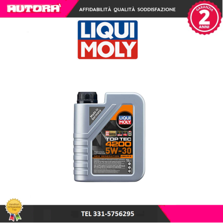 Olio Motore Top Tec 4200 5W-30 New Generation (MARCA LIQUI MOLY)..
