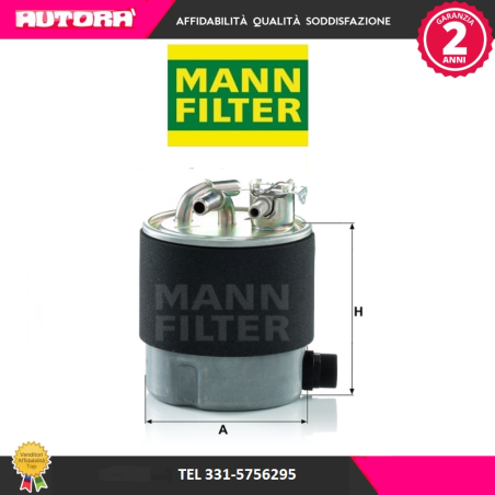 WK9207 Filtro carburante (MARCA MANN FILTER)..