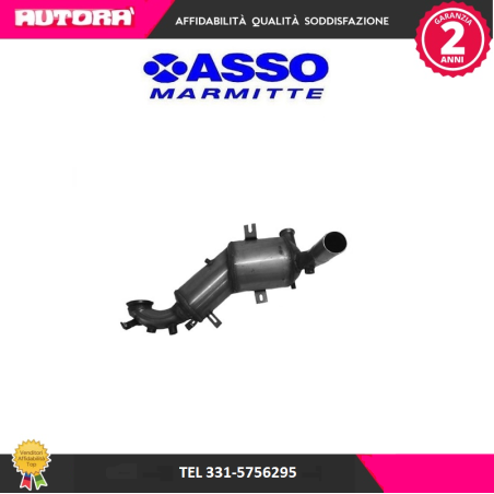 Filtro antiparticolato / particellare, Impianto gas scarico (MARCA ASSO)..
