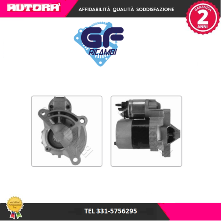 ST0776VA Motorino d'avviamento (MARCA GF - VALEO ORIGINALE)..