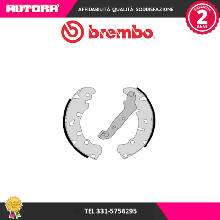 Kit ganasce freno posteriore per Ford Fiesta-Mazda 3 (MARCA BREMBO)..