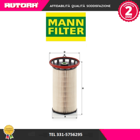 Filtro carburante (MARCA-MANN FILTER)..