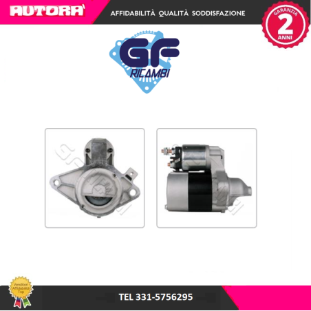 ST0981VA Motorino avviamento per C1-P107-Aygo (MARCA GF-VALEO ORIGINALE)..