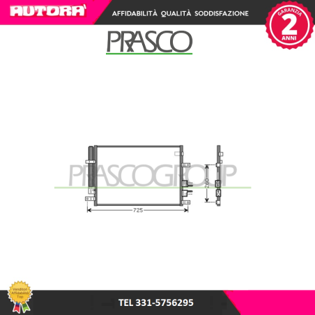 Condensatore, Climatizzatore (MARCA PARSCO)..