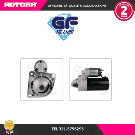 ST0734GE Motorino d'avviamento 1.6 JTDM-1.9 JTD-JTDM (MARCA GF)..